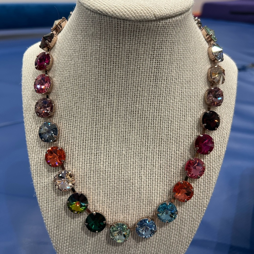 Rebekah price Multi Rivoli Necklace